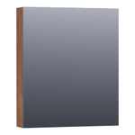 BRAUER Plain Spiegelkast - 60x70x15cm - 1 rechtsdraaiende spiegeldeur - MFC - viking shield SW393028