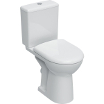 Geberit renova ensemble de toilettes surélevées comfort standing, sans rebord, avec siège amovible softclose, blanc SW796837