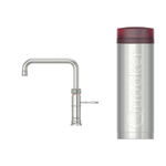 Quooker Classic Fusion Square kokendwaterkraan - draaibare uitloop - PRO3 reservoir - Warm / kokend water - RVS SW299626