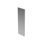 INK miroir – 20 x 70 cm – sans éclairage – Miroir (Argent) brillant SW350667