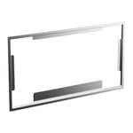 Villeroy & Boch Viconnect Afstandsframe vlak afsluitend - 265x157x0.7mm - Rvs (glans chroom) SW106660