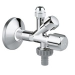 GROHE hoekstopkraan knel 1/2 x3/8 met kunststof greep chroom SW32009