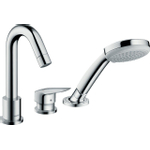 Hansgrohe Logis Ensemble de finition pour robinet de baignoire 3 trous pour corps encastré 13437180 chrome 0605667