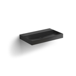 Clou Wash Me lavabo 70x42x8cm sans bonde Céramique Noir mat SW440842