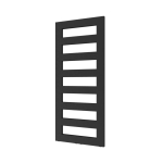 Plieger Bellezza EL elektrische radiator - Nexus zonder thermostaat - 115x50cm - 600 watt - zwart grafiet SW796607