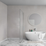 Aqua Vista Lokla paroi latérale - 90x200cm - incl. kit de montage - pour cabine de douche - gunmetal SW1175895