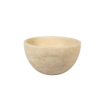 Saniclass Travertine Vasque - 21x21x12cm - ronde - pierre naturelle - Travertin SW1442582