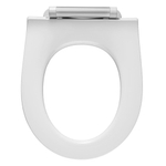 Pressalit Projecta Solid Pro polygiène Abattant WC sans couvercle Blanc SW96667