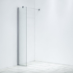 Marenza Bellini Douche à l'italienne - 40x200cm - verre clair - chrome SW208800