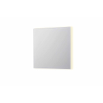 INK SP32 miroir - 80x4x80cm rectangulaire en cadre acier incl LED indir - chauffage - changement de couleur - dimmable et interrupteur - blanc mat SW955862