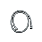 Fortifura Calvi Doucheslang - 100cm - metaal - PVD - geborsteld RVS SW1212629