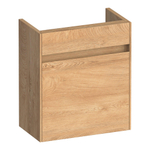 BRAUER Inspire meuble de lavabo lave-mains - 40x45x22cm - porte ouvrant à droite - sans poignée - Forest Tan SW1199094