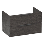 BRAUER Elevate Meuble sous-lavabo 80 sans poignées de dessus 2 tiroirs softclose et 1 découpe pour siphon - Damascus SW1200173