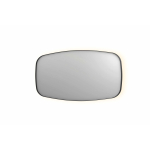 INK SP30 spiegel - 160x4x80cm contour in stalen kader incl indir LED - verwarming - color changing - dimbaar en schakelaar - mat zwart SW955978