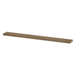 INK 20d étagère murale - 180x20x3.5cm - bord avant chanfreiné - pour niche - MFC Chêne naturel SW493975