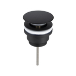 Fortifura Calvi Bouchon de vidage - vidage clic-clac - noir mat SW769497