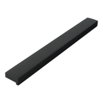 BRAUER Poignée de meuble en applique - 12,8cm - modèle A - matériau inox - gunmetal brossé SW1203291