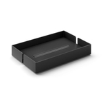 Zack Potes porte-savon noir acier inoxydable SW538608