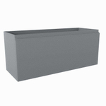 Mondiaz FLOTT Meuble sous vasque - 120x45x50cm - 2 tiroirs - softclose - 1 découpe gauche - Plata SW1015236