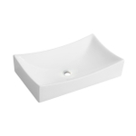 Wiesbaden Slide Vasque à poser 65,5 x 39,5 x 13,5 cm brillant blanc SW65827