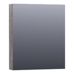 BRAUER Impress spiegelkast – 59x70x15 cm – rechtsdraaiend, dubbelzijdige spiegeldeurr – Driftwood SW499579