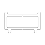 Sealskin Hooked profil d'élargissement pour portes mortier jointuresantes chrome SW916287