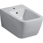 Geberit ICon Square wandbidet - 35x54x26cm gesloten vorm - met overloop - glans wit SW417274
