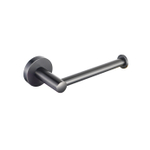 Fortifura Calvi toiletrolhouder/reserverolhouder - zonder klep - rond - PVD - Geborsteld gunmetal (antraciet) SW721172