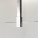 FortiFura Galeria Barre de renfort plafond 125cm pour douche à l'italienne - chrome SW804541