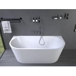 Ideavit Alexa half vrijstaand bad 170x80cm acryl wit mat SW411970