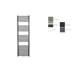 Sanicare design radiator midden aansluiting recht 160 x 45 cm. Gun metal SW1000685