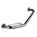 Emco Rondo 2 barre de baignoire courbée avec panier chrome 0630405