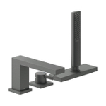 Hansgrohe Tecturis E 3-g badrandmengkraan met sBox Brushed Black Chrome SW1567438
