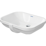 Duravit D Code lavabo encastré par le dessous 56x40cm sans trou de robinet avec trop-plein blanc 0315223