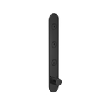 Hotbath Cobber Afbouwdeel - Inbouwthermostaat - met 3 push Buttons - PVD - gepolijst zwart SW1245647