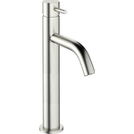 Crosswater MPRO Wastafelkraan hoog - 36.2cm - 1 gats uitloop - 14cm - zonder waste - geborsteld RVS SW486459