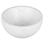 Differnz Boomer Vasque - 20x20x10cm - marbre - rond - blanc SW705347