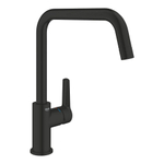 Grohe Start Keukenkraan - 1-gats - hoge draaibare uitloop - voorsprong 22.8cm - matte black (mat zwart) SW924678