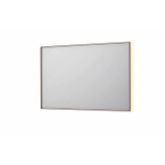 INK SP32 miroir - 120x4x80cm rectangulaire dans un cadre en acier incl LED indirecte - chauffage - changement de couleur - dimmable et interrupteur - cuivre brossé SW955865