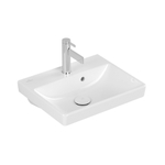 Villeroy & Boch Avento fontein - 45x37cm - 1 kraangat - met overloop - White Alpine (glans wit) SW59855