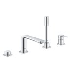 Grohe Lineare New Afbouwdeel - voor 4-gats badrandcombinatie - met baduitloop - met handdouche - doucheslang 200cm - chroom SW97558