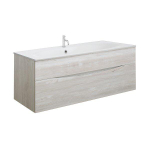 Crosswater Glide II Lavabo encastré - trou de robinetterie - 100x1x45cm - Cast Mineral Marble blanc SW876156