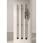 Instamat Jay Radiateur sèche-serviettes électrique 172cm de haut 29Watt Noir soft SW411453