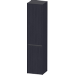 Duravit Ketho.2 Hoge kast - met 2 deuren - 40x176x36cm rechts - met tip oneiken - mat zwart eiken SW772465
