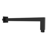 Plieger Napoli bras de douche montage murale pour tête de douche carrée 33cm noir mat SW358969