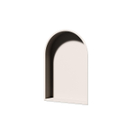 Looox Storage collection Inbouwnis - 32x47x7cm - toog - matt off-white SW1444048