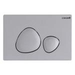 Creavit Plaque de commande - boutons de forme organique - spa chrome mat SW1172841