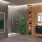 Crosswater Optix 10 Schuifdeur - 170x200cm - 10mm veiligheidsglas - met softclose - chroom gepolijst SW700878