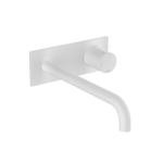 Hotbath Cobber Afbouwdeel - voor wastafelkraan - 25cm uitloop - Mat Wit SW1117825