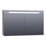 Miroir de toilette BRAUER Promise - 120x70x15cm -- avec éclairage direct - 2 portes miroir unilatérales - Bois flotté SW499504